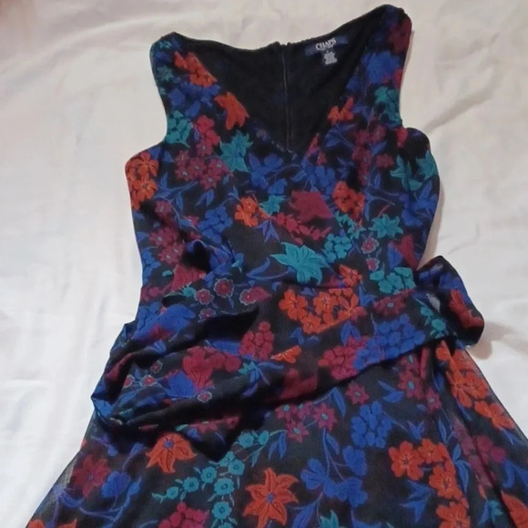 Chaps floral V-neck dress - Picture 2 of 10